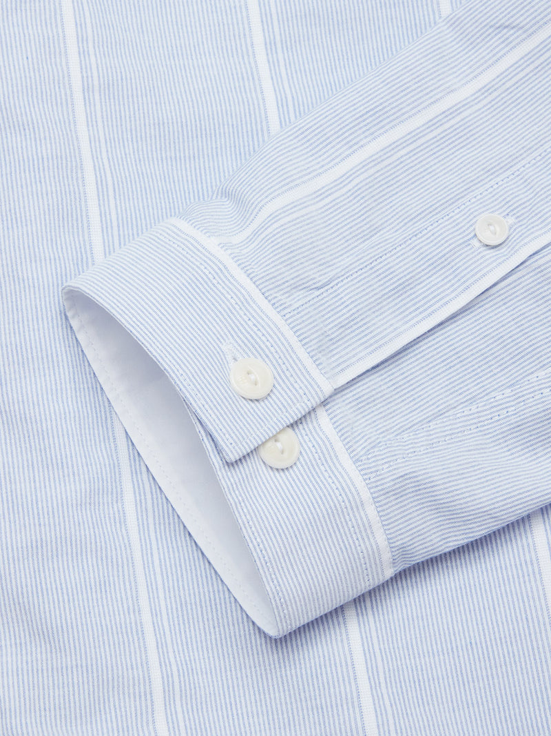 Basso Hackney Shirt - Blue Stripe