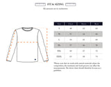 Sizing chart for the Blue de Gênes Porto Polo Knit - Dark Slate details chest, sleeve, and back measurements in cm for sizes S–XXXL. Note: Measurements may vary due to natural material variations in this luxury knitwear.