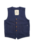 BGlumen Toll Gilet - Navy Stripe