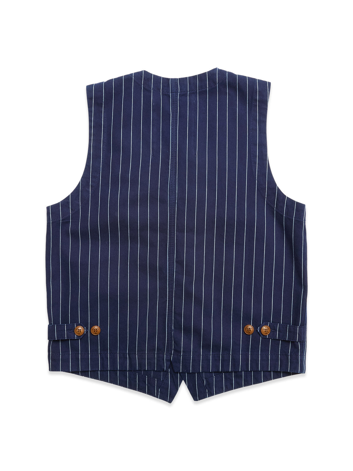 BGlumen Toll Gilet - Navy Stripe – Blue de Gênes