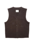 Koi Wool Gilet - Chocolate