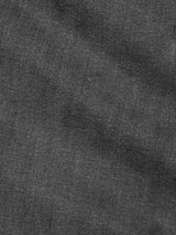 Close-up of Blue de Gênes BGrepi Giulio Light V2 Jeans in grey denim, featuring comfort stretch fabric with a visible diagonal weave and subtle variations in texture and shading.