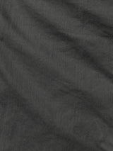 Close-up of the charcoal fabric used in the BGpaulo Pavia 1 V2 Chino from Blue de Gênes, showing a distinct diagonal weave texture with subtle folds, reminiscent of vintage military pant material.