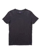 The Blue de Gênes Totti T-Shirt in dark navy is a plain, short-sleeve crew neck style, shown laid flat on a white background.