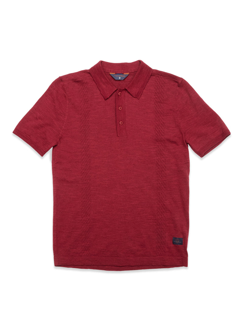 Primo Polo Knit - Havana Red