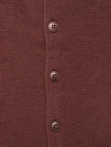 Zorba Knit Waistcoat - Prune