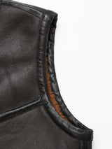 Montone Gilet - Dark Brown