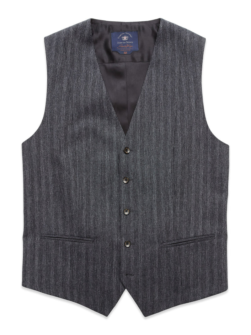 Canna Dori Gilet - Grey stripe