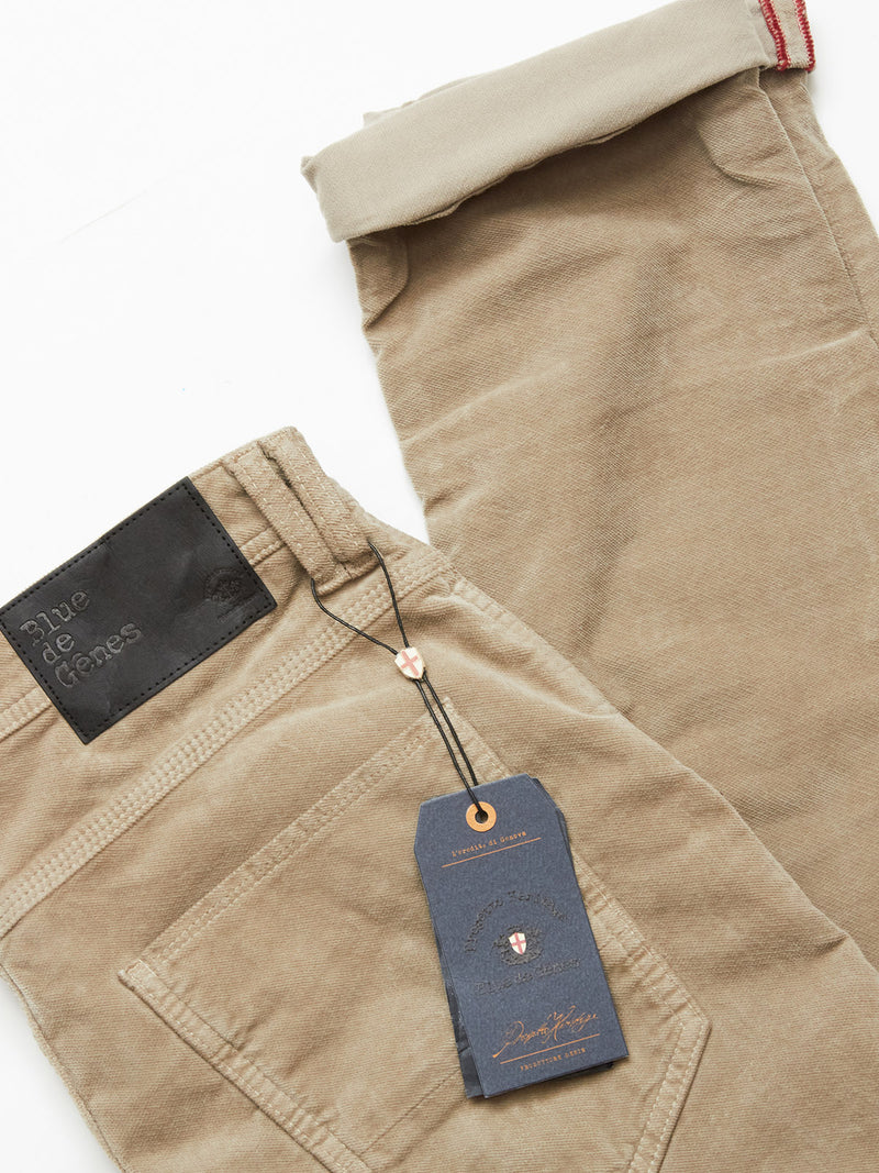 Paulo Pinto Trousers - Pebble Beige