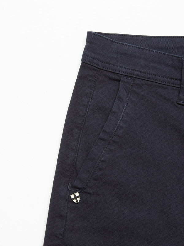 Menzo Dobby Chino - Dark Navy