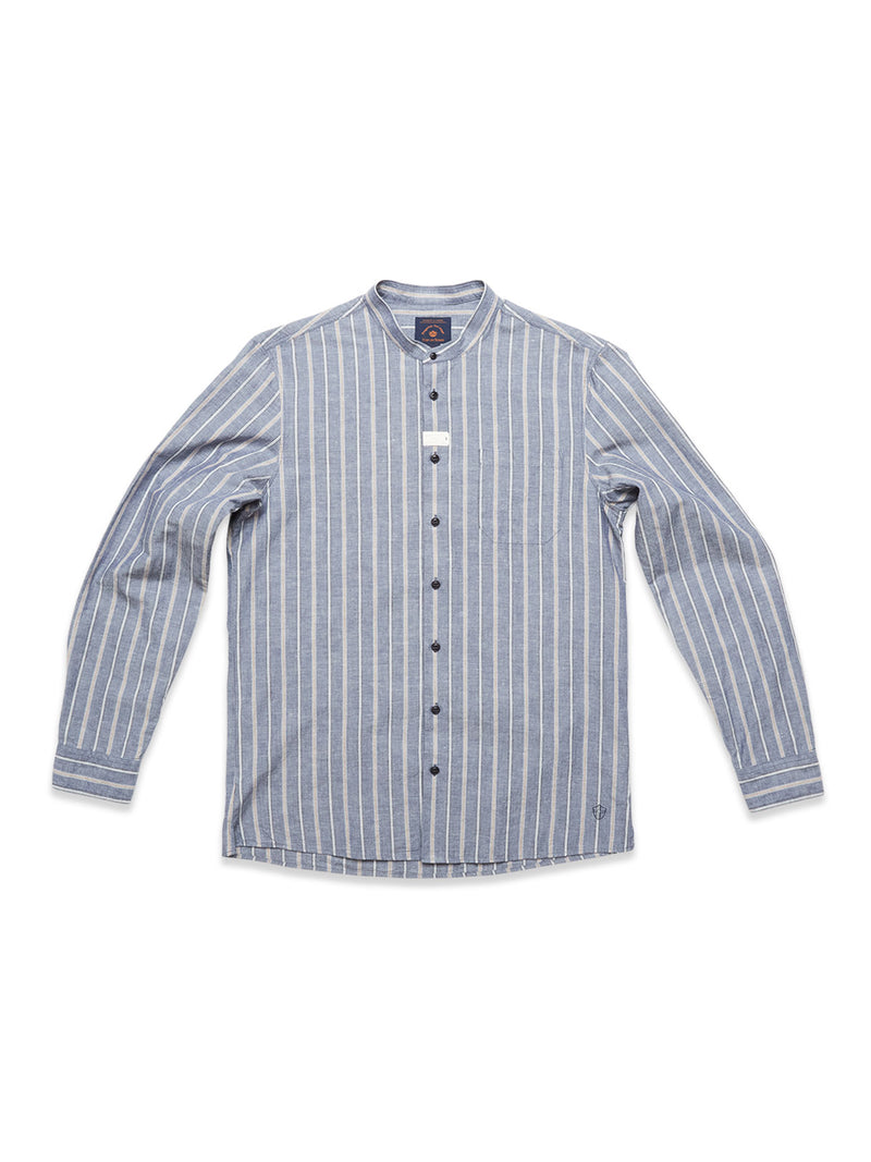 Bologna Juko Shirt - Navy Stripe