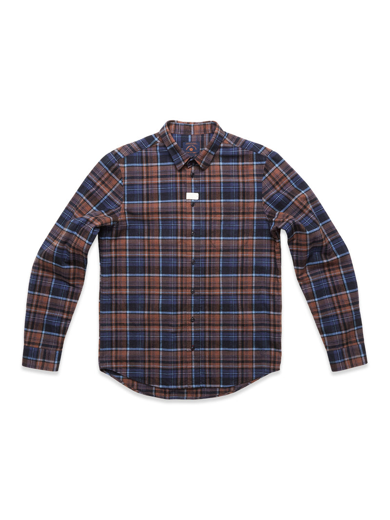 Zamboni Quadro Shirt - Navy Check