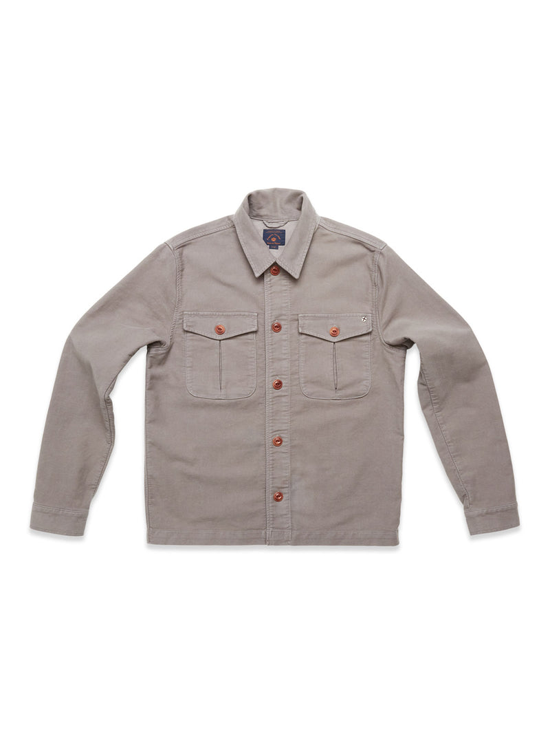 Barnaba Papago Overshirt - Stormy Grey