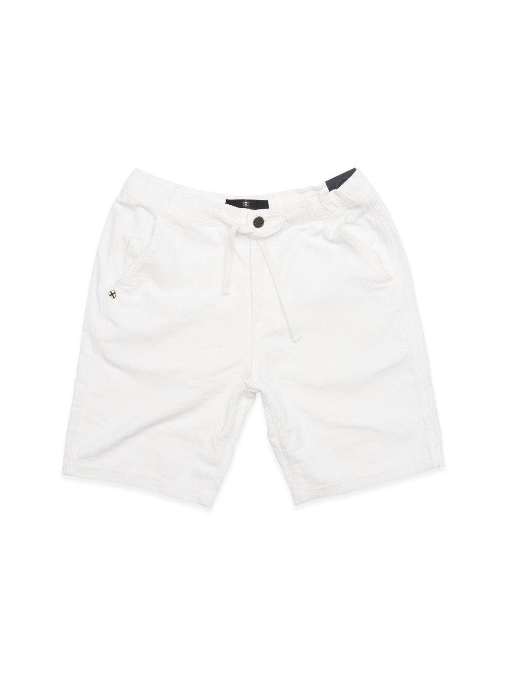 Crivello Cord Shorts - Snow White – Blue de Gênes