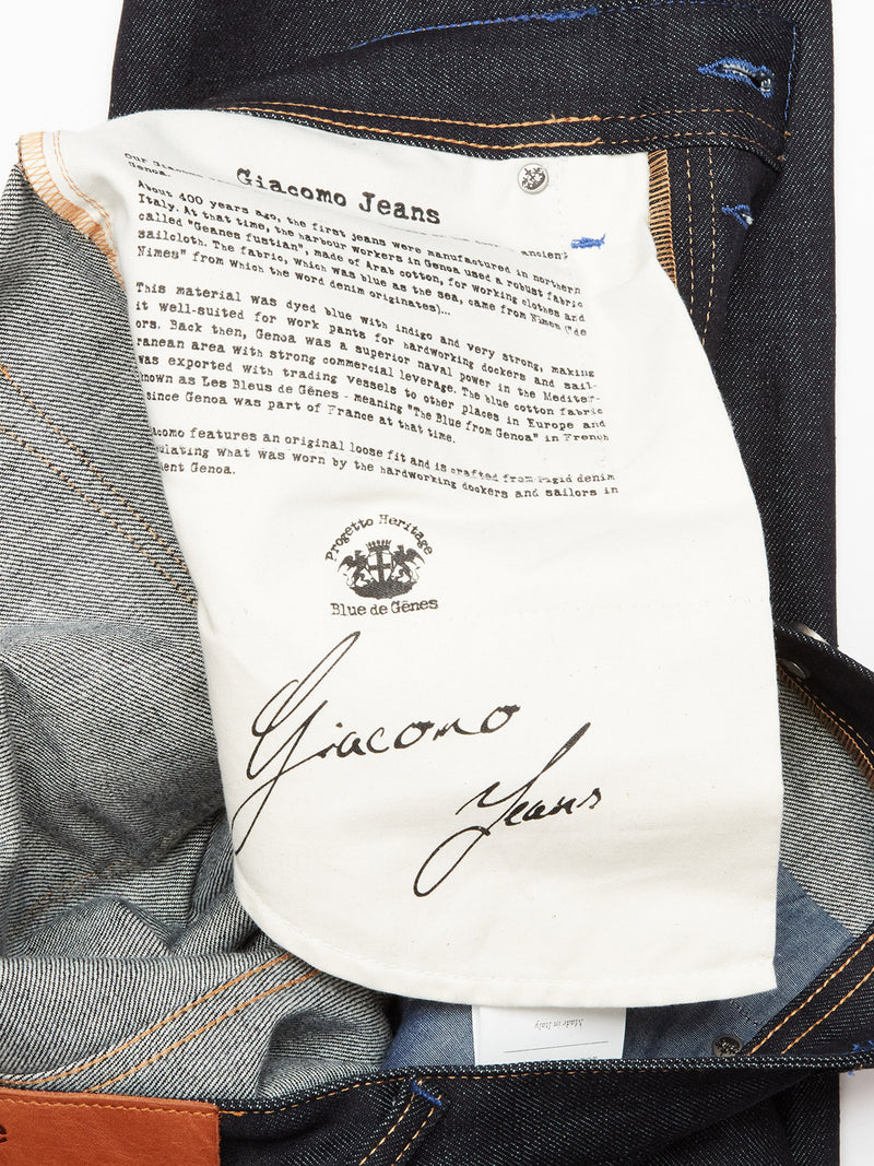 Giacomo Selvedge Jeans - Raw Denim