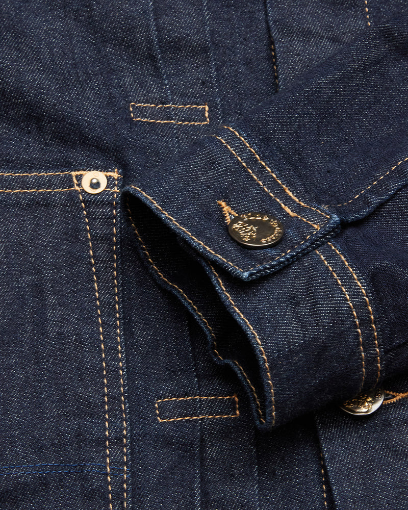 Cosimo Trucker Jacket - Dark Blue Denim