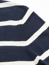 Monte Stripe Knit - Navy