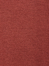 Close-up of the Porto Knit - Henna by Blue de Gênes, featuring a textured red grid-like weave inspired by timeless menswear classics.