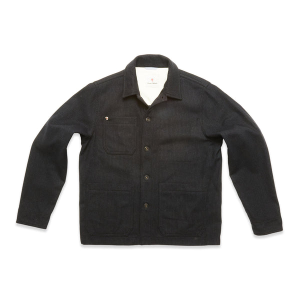 ジャケット・アウター Coherence VENON-D(Navy, size S) Vincenzo Solid Jacket - Dark Navy – Blue de Gênes