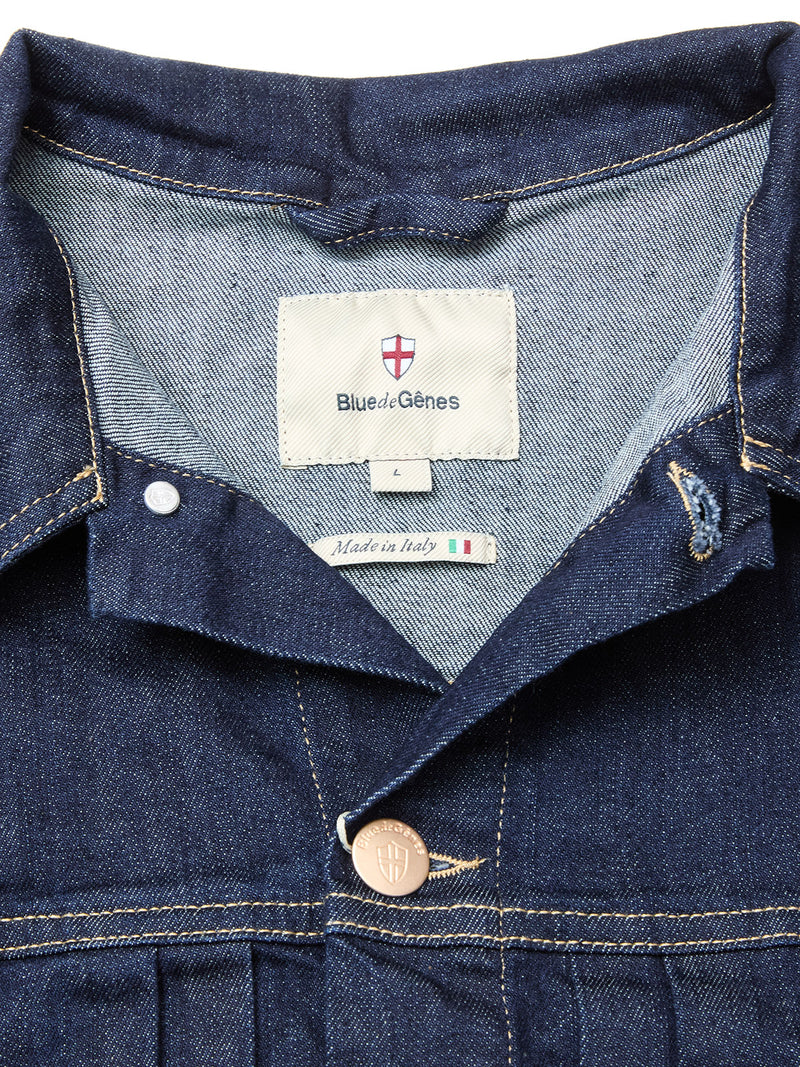BGcosimo Trucker V2 Jacket - Dark Blue Denim