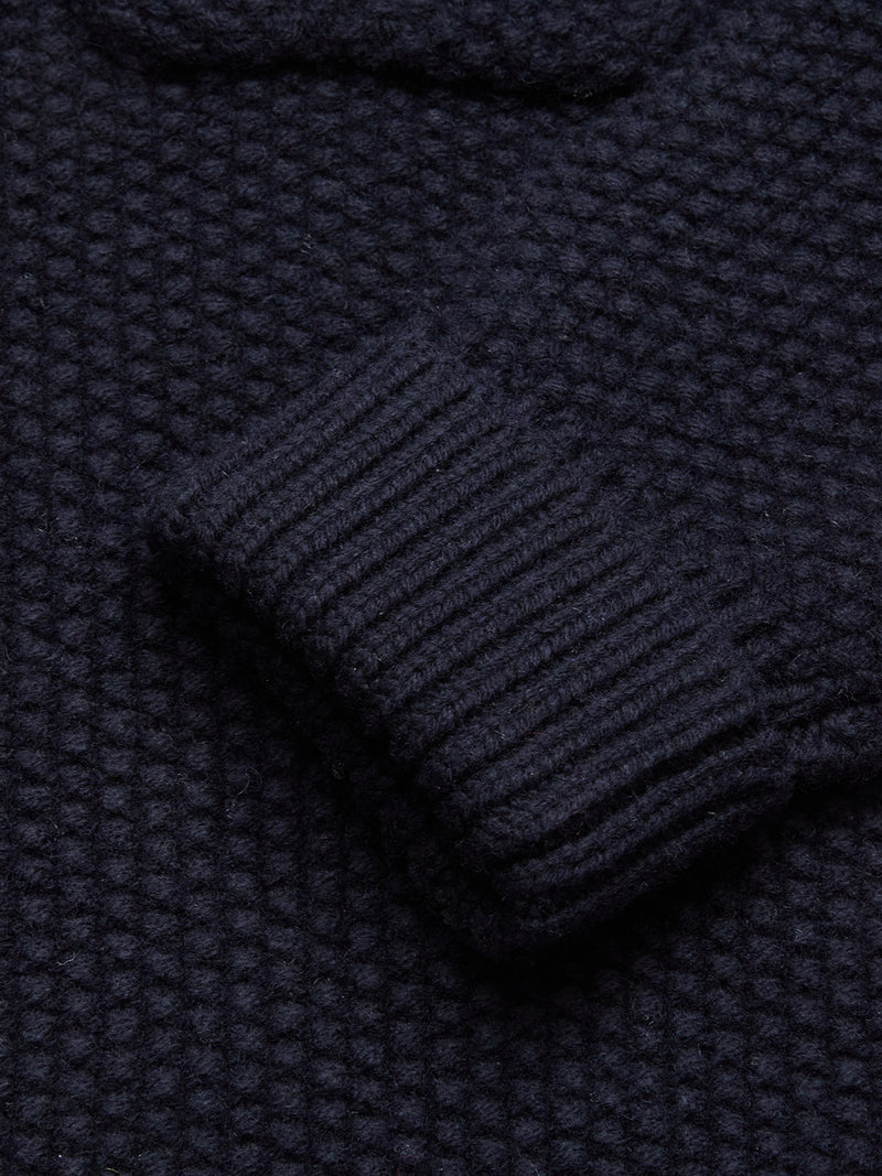 Aimone Knit Cardigan - Dark Navy