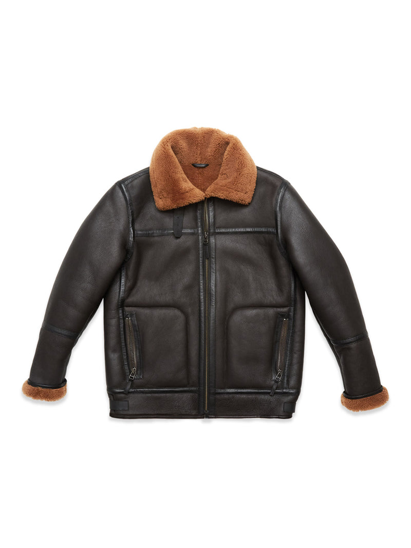 Aviator Jacket - Dark Brown