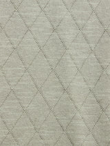 Close-up of the BGwally Diamond Polo in Shadow Green by Blue de Gênes, highlighting its soft, textured diamond-knit fabric and fine stitching—perfect for a lightweight, stylish polo.