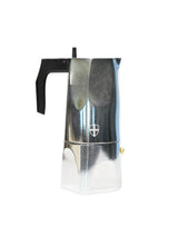 The BDG Coffee Maker - Grey by Blue de Gênes features a black handle and a small shield-shaped logo on its body, displayed against a plain white background.