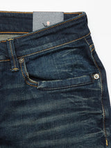 Vinci Rough Jeans - Mid Blue Denim