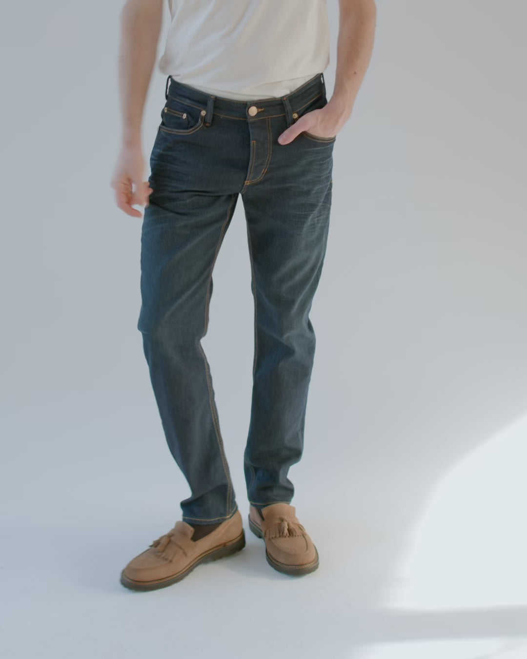 BGvinci Pala Dark V2 Jeans - Dark Blue Denim