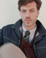 Cosimo Trucker Jacket - Dark Blue Denim