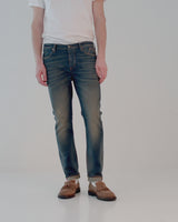 Repi Dark Vintage Jeans - Mid Blue Denim