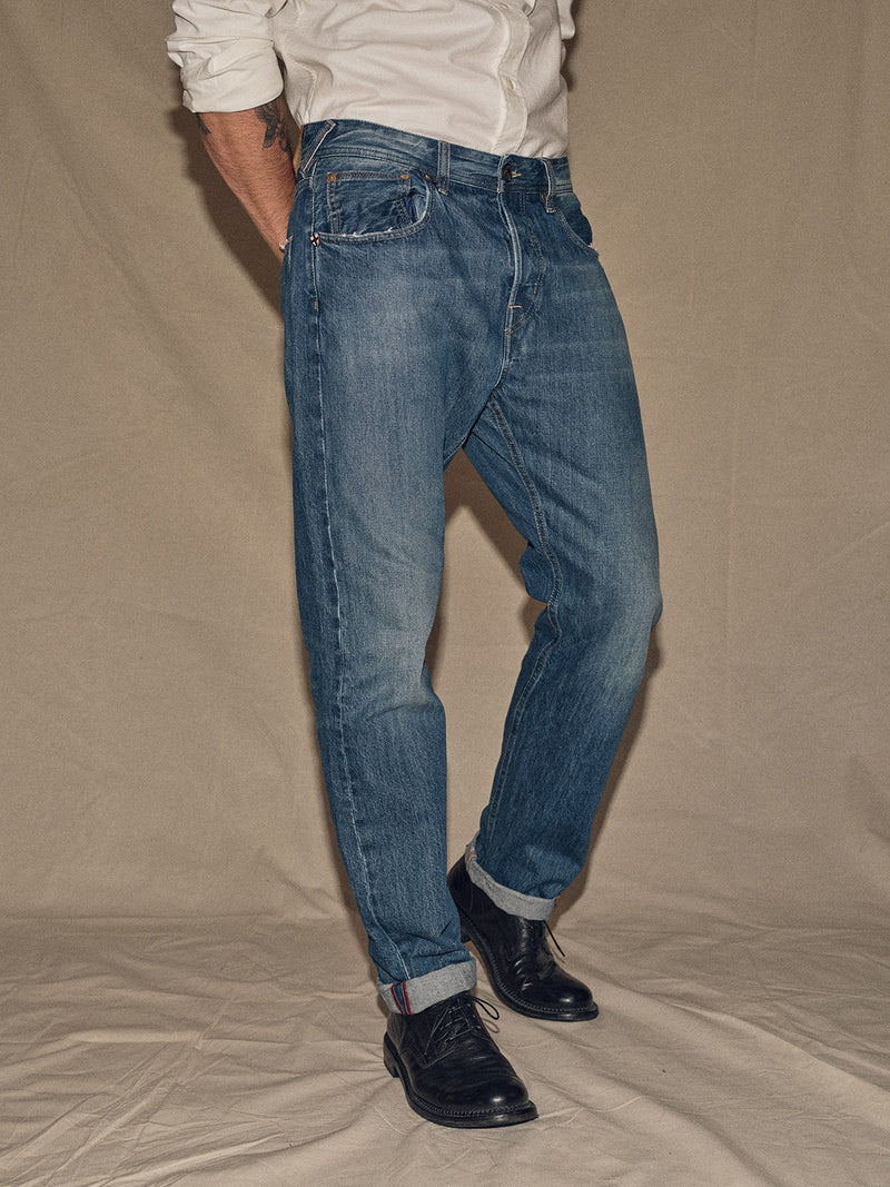Giacomo 39 Used Jeans - Denim Blue