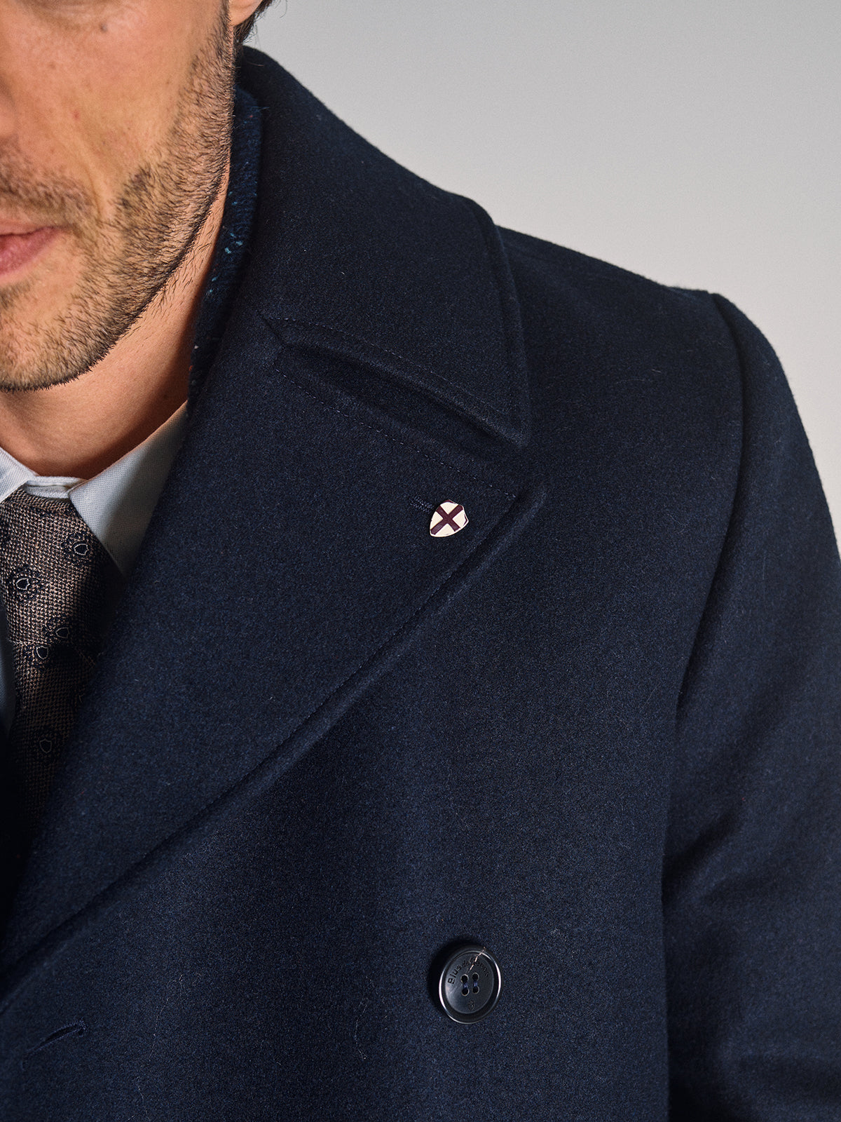 Shiba Melton Coat - Dark Navy – Blue de Gênes