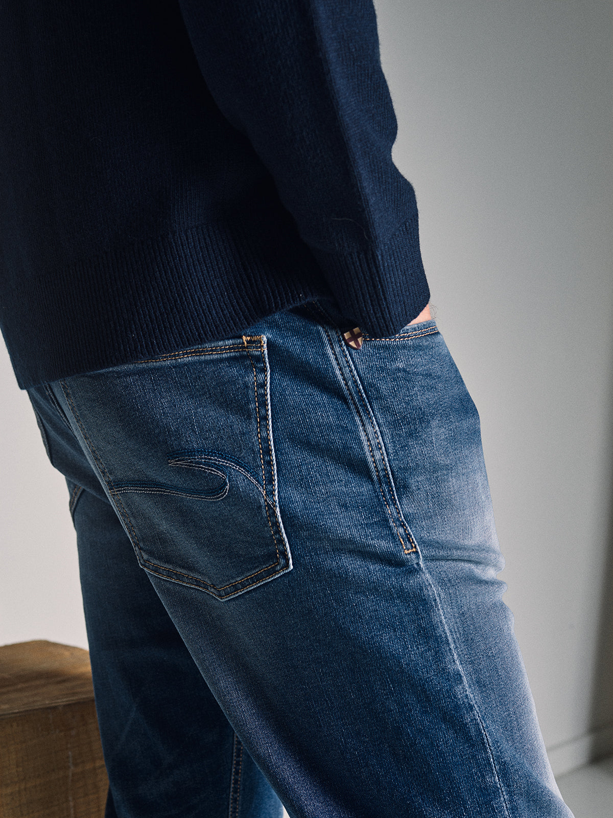 Recco Blue Vintage Jeans Vintage Wash – Blue de Gênes