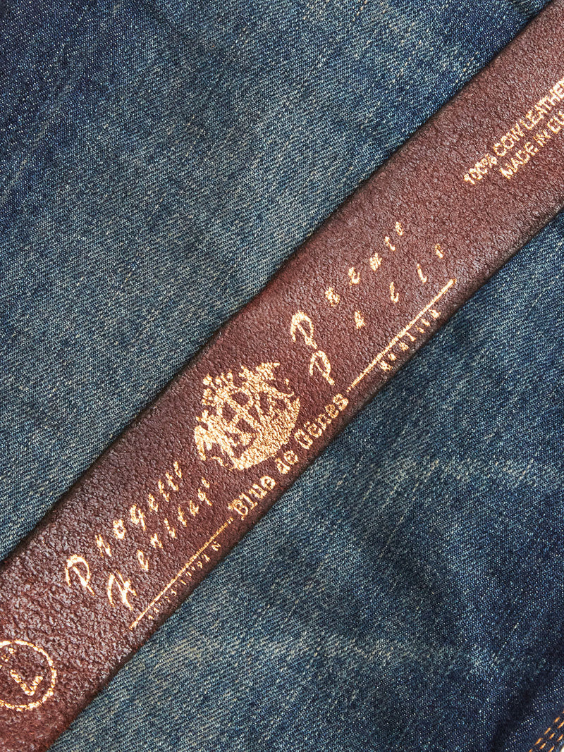 Piceno Leather Belt - Cognac