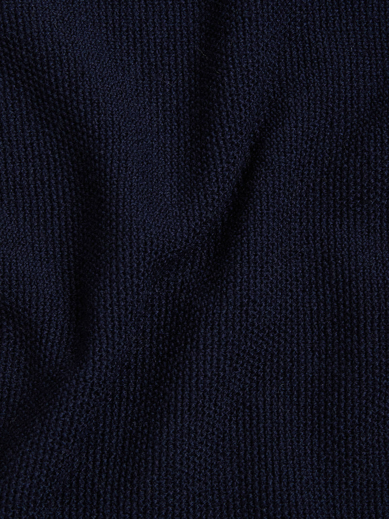 Manu Knit Hoodie - Navy