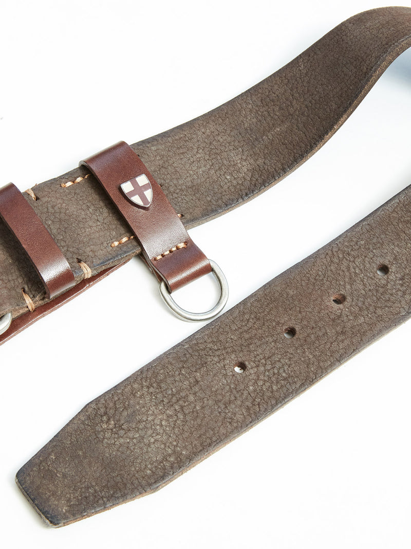 Clive Leather Belt - Dark Brown