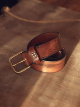 Silveridge Leather Belt - Cognac