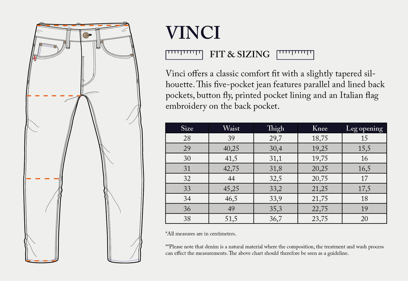 Vinci Chevy Selvedge Jeans - Raw Denim